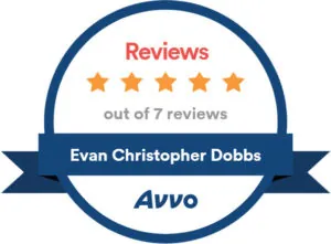 Avvo Reviews 5 Stars out of 7 Reviews Evan Christopher Dobbs